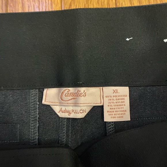 Candie’s XL Grey Dress Pants Straight Leg - Picture 3 of 4